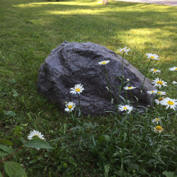 Garten Kunststein Ø80cm Grauer Granit (TK70G3)