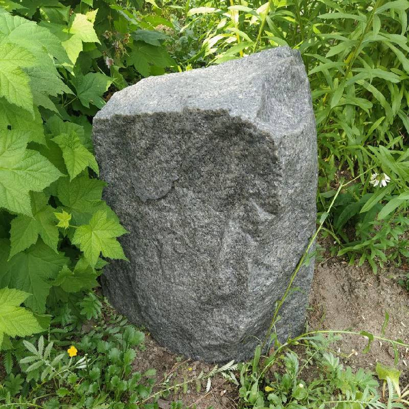Garden Stone h55cm Ø35cm gray granite (TK35G1)