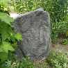 Pierre de jardin h50cm Ø35cm granit gris (TK35G1)