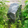 Pierre de jardin h50cm Ø35cm granit gris (TK35G1)