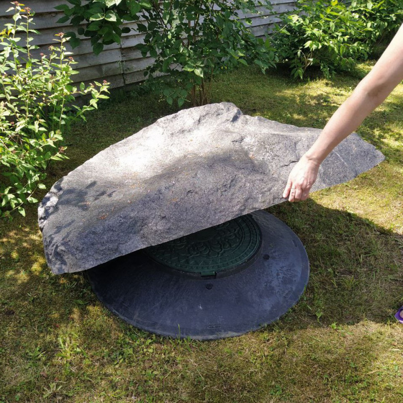 Pietra da giardino Ø120cm granito grigio