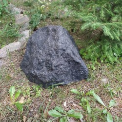 Garten Kunststein Ø27cm Grauer Granit (TK25G1)