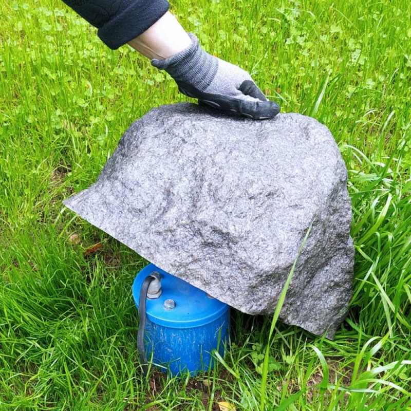 Garden Stone Ø27cm gray granite (TK25G1)