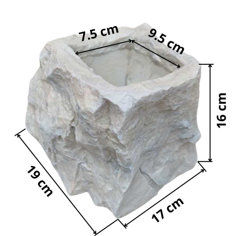 Taidekivi Planter Box 10 Mediterranean white