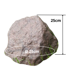 Baštenski kamen Ø25cm peščar