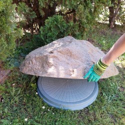 Garten Kunststein Ø70cm Sandstein (TK70R1)