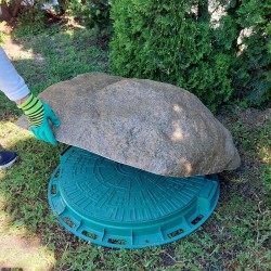 Sztuczny Ø77cm kamień ogrodowy piaskowiec (TK70R4)