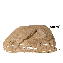 Baštenski kamen Ø120cm peščar (TK120R2)