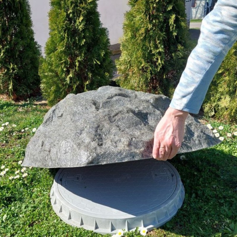 Pietra da giardino Ø78cm granito grigio (TK70G1)