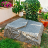 Garden Stone 120x120 cm gray granite (TK120X120G1)
