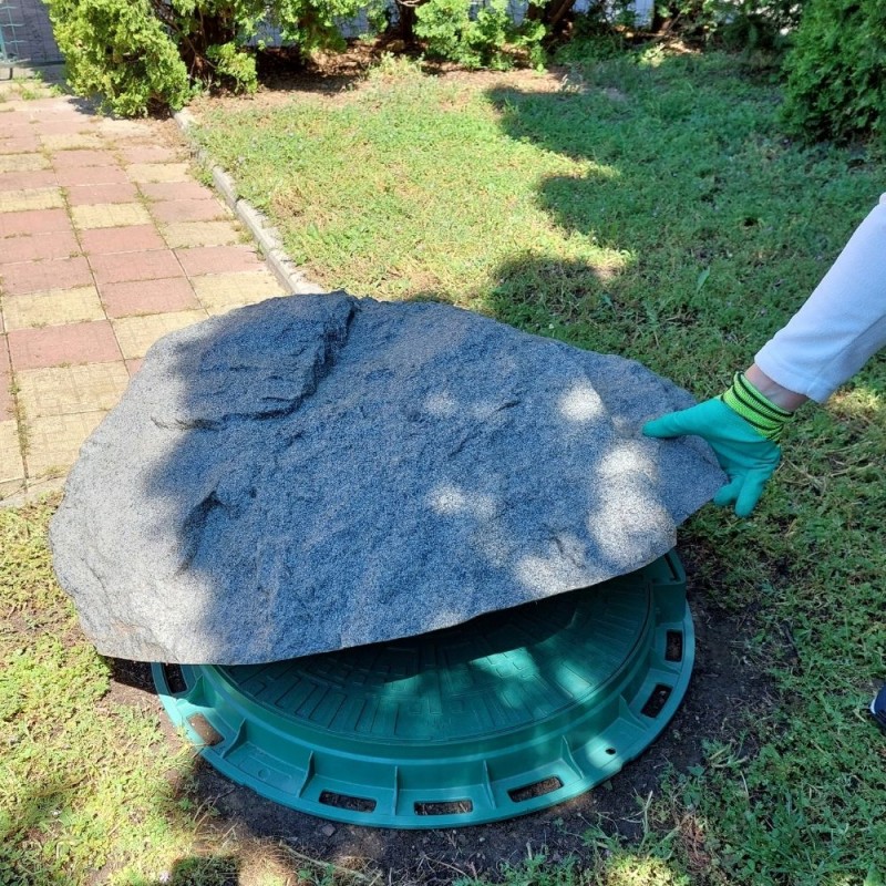 Garden Stone Ø80cm gray granite (TK70G3)