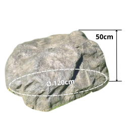 Garden Stone Ø120cm gray granite (TK120G2)