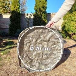 Garden Stone Ø70cm gray granite (DK70G1)