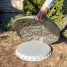 Garden Stone Ø70cm gray granite (DK70G1)