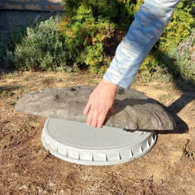 Garden Stone Ø70cm gray granite (DK70G1)