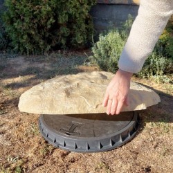 Garden Stone Ø70cm Mediterranean white (DK70W1)