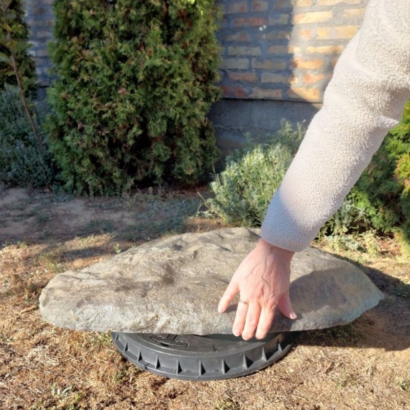 Garden Stone Ø80cm gray granite (DK80G1)