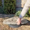 Garden Stone Ø80cm gray granite (DK80G1)
