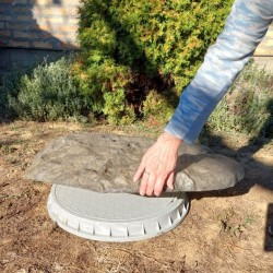 Garden Stone Ø80cm gray granite (DK80G1)